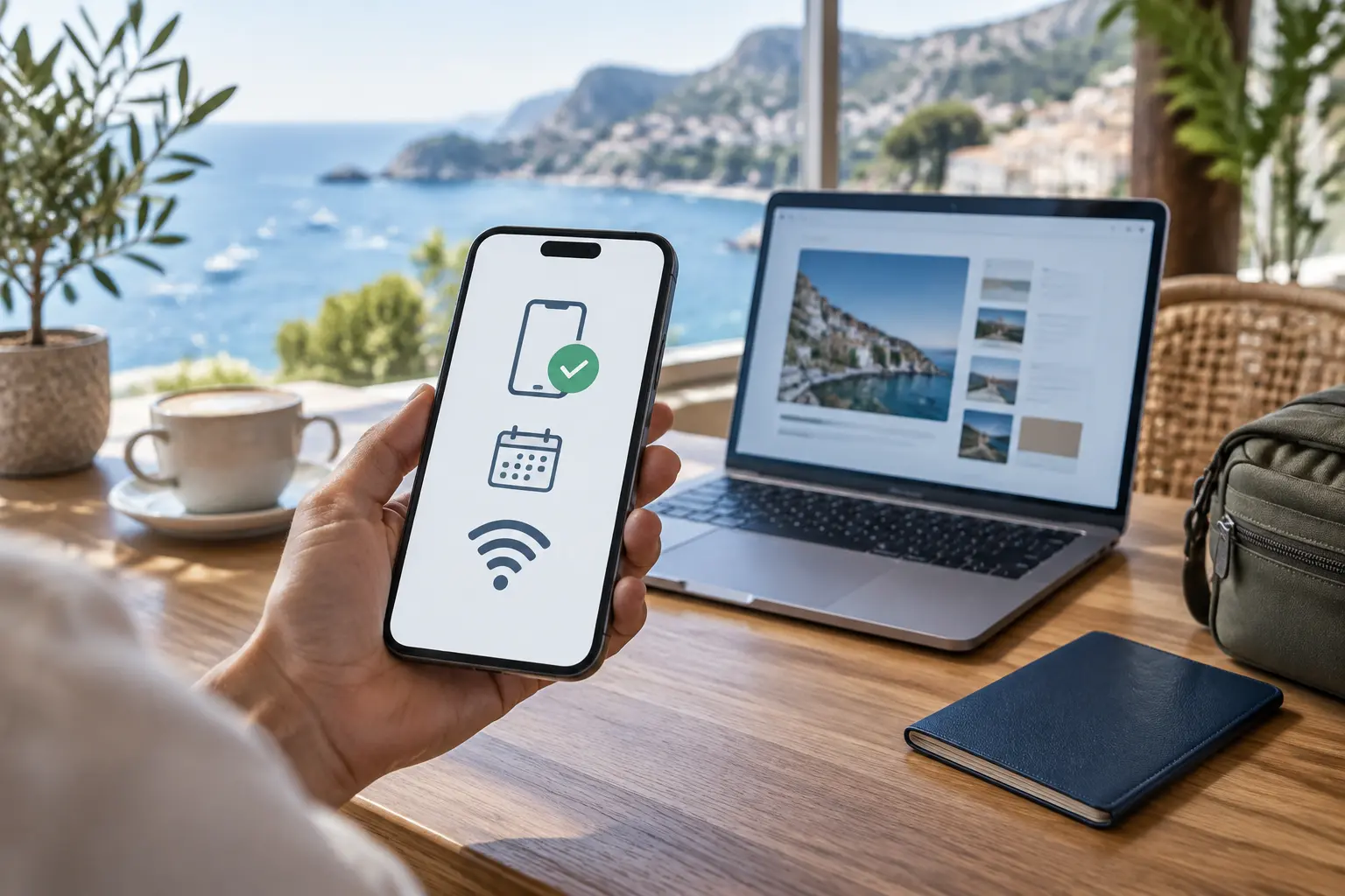 Чек-лист покупки eSIM на официальном сайте Эйрало для работы в поездке